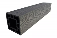 Опорный столб 125x125мм, графит, 3 м
